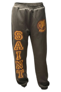 GREY/ BURGUNDY VARSITY SWEATS