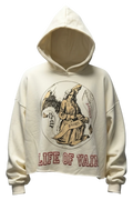 CREAM LIFE OF VAIN HOODIE