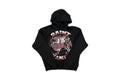 Saint Vanity Logo Hoodie Black Burgundy