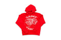 Saint Vanity Logo Hoodie Red White