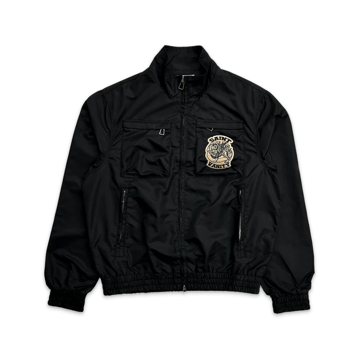 Saint Vanity Nylon Cargo Jacket “Black”