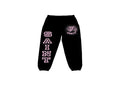 Saint Vanity Black & Pink Varsity Sweats