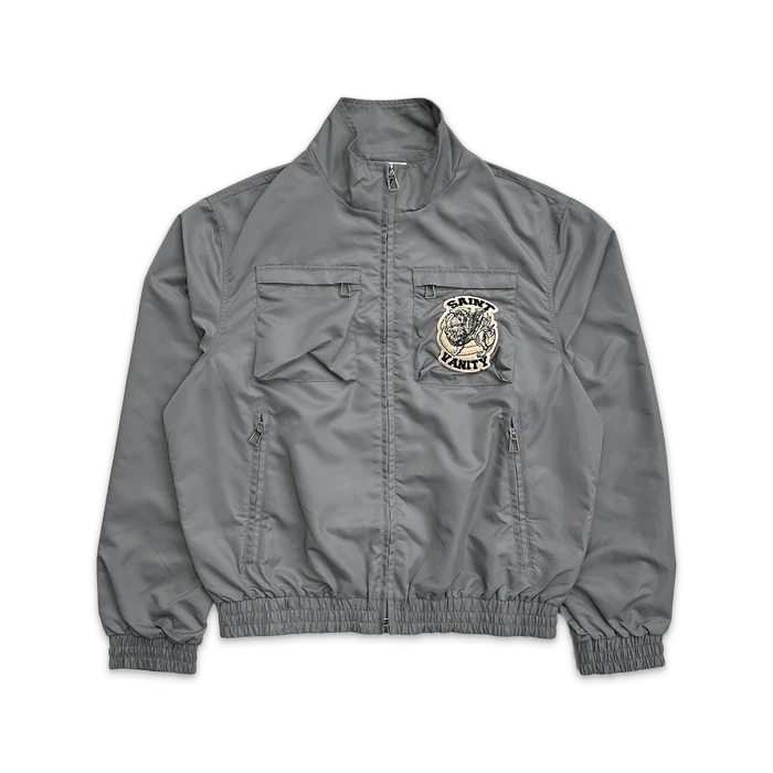 Saint Vanity Nylon Cargo Jacket “Grey”
