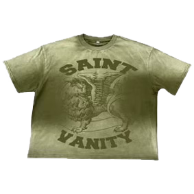 Saint Vanity Green Dissolve Griffin Tee