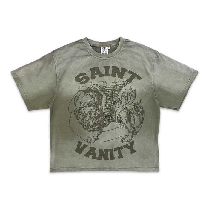Saint Vanity Griffin Logo Tee “Olive”