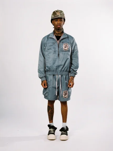 SAINT VANITY™ CARGO NYLON SET – GREY