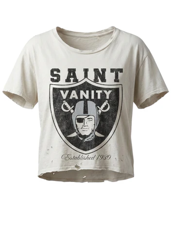 Saint Vanity OAKLAND WHITE TEE