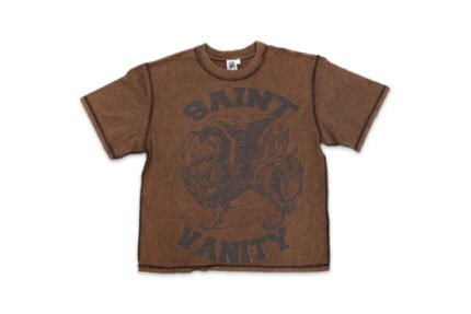 Saint Vanity Brown Logo Shirt Mocha